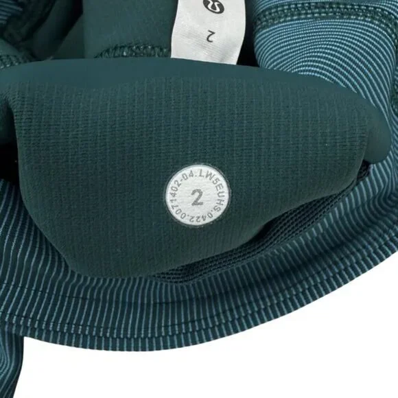 NWT LULULEMON Base Pace High-Rise Tight 25" Two-Tone Ribbed Sz 2 Special Edition - Picture 9 of 11